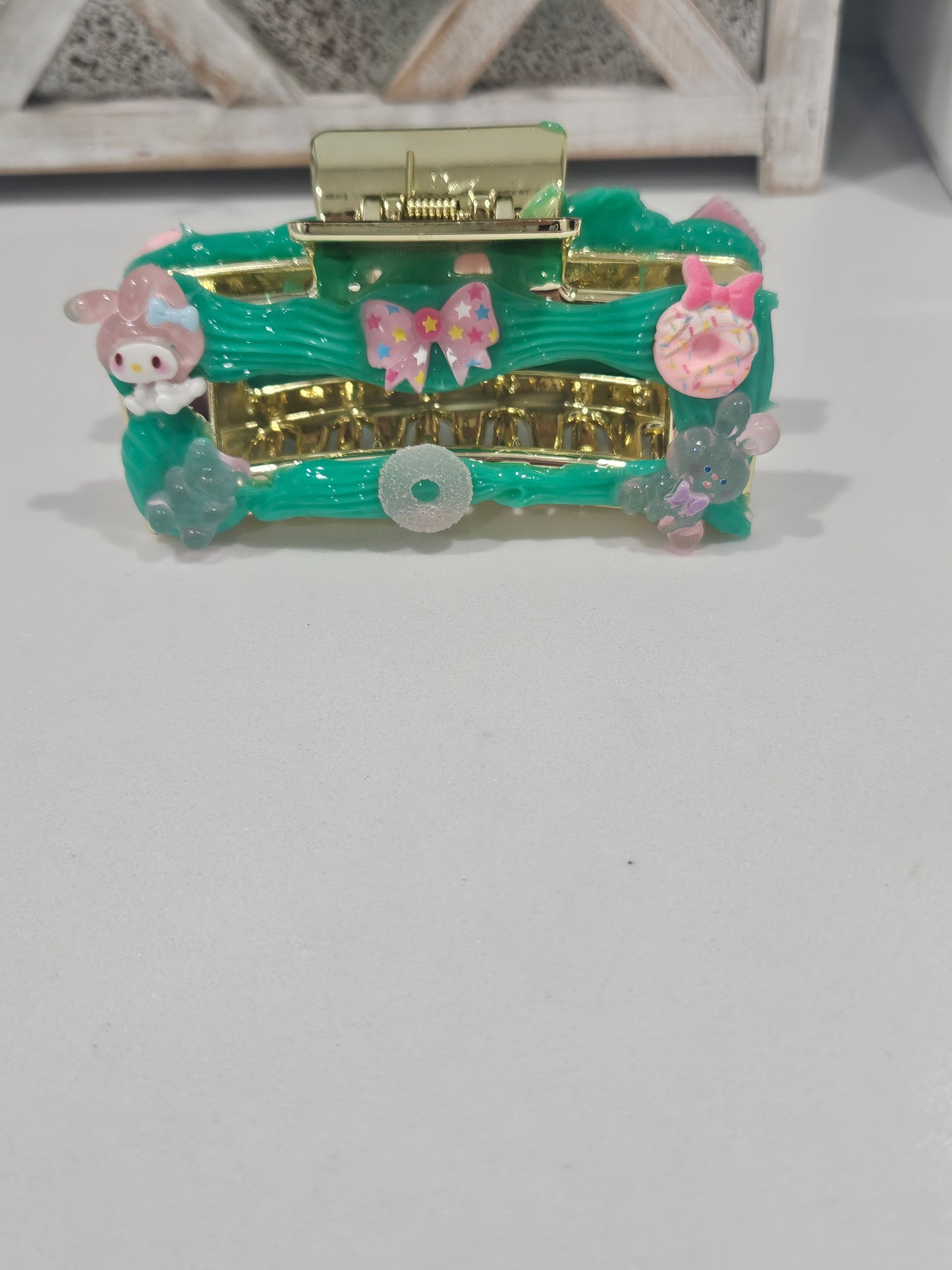 Green Goddess claw clip