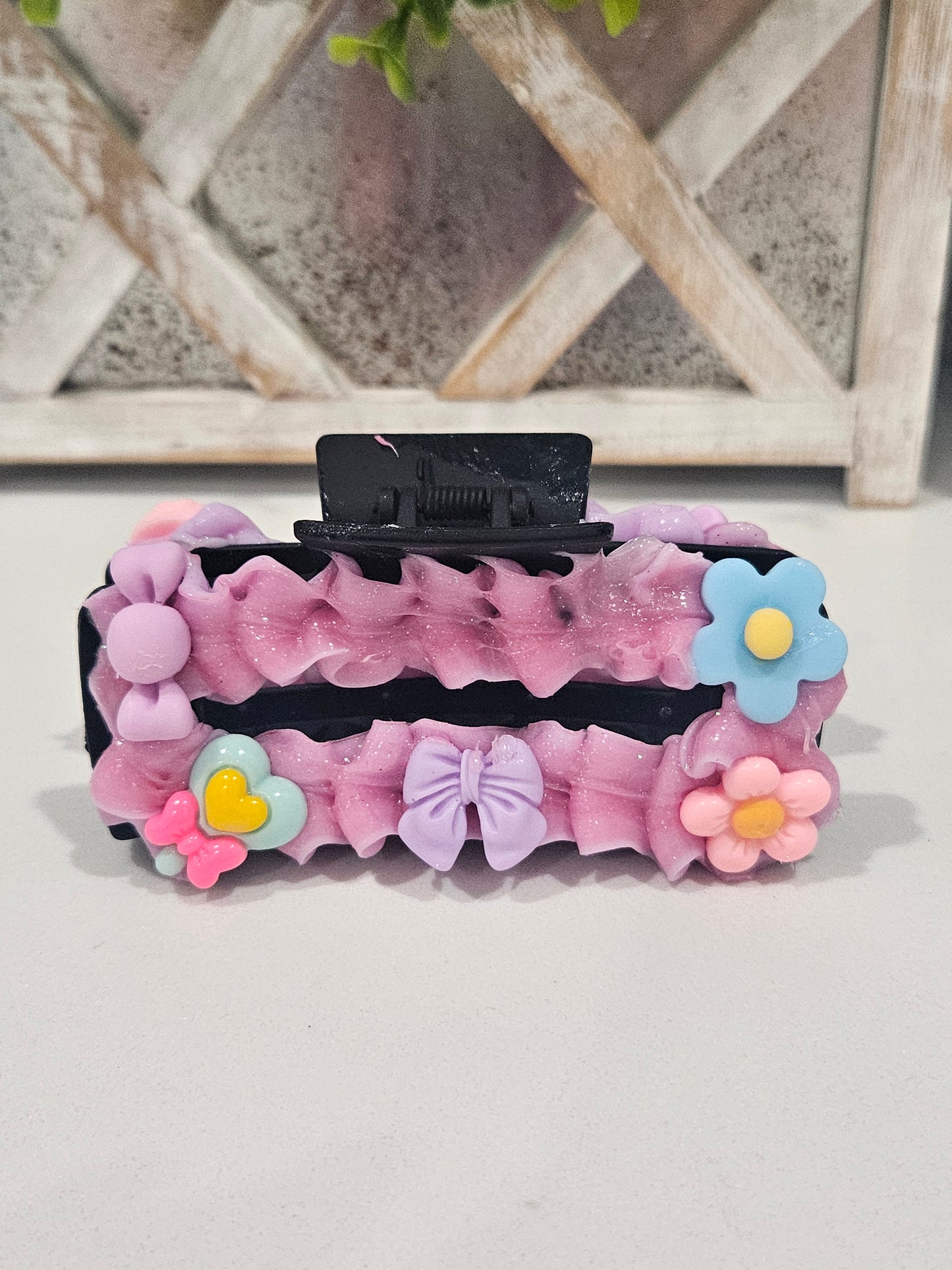 Pink dream claw clip